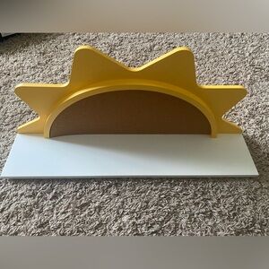 Sun and Cork Wall Shelf